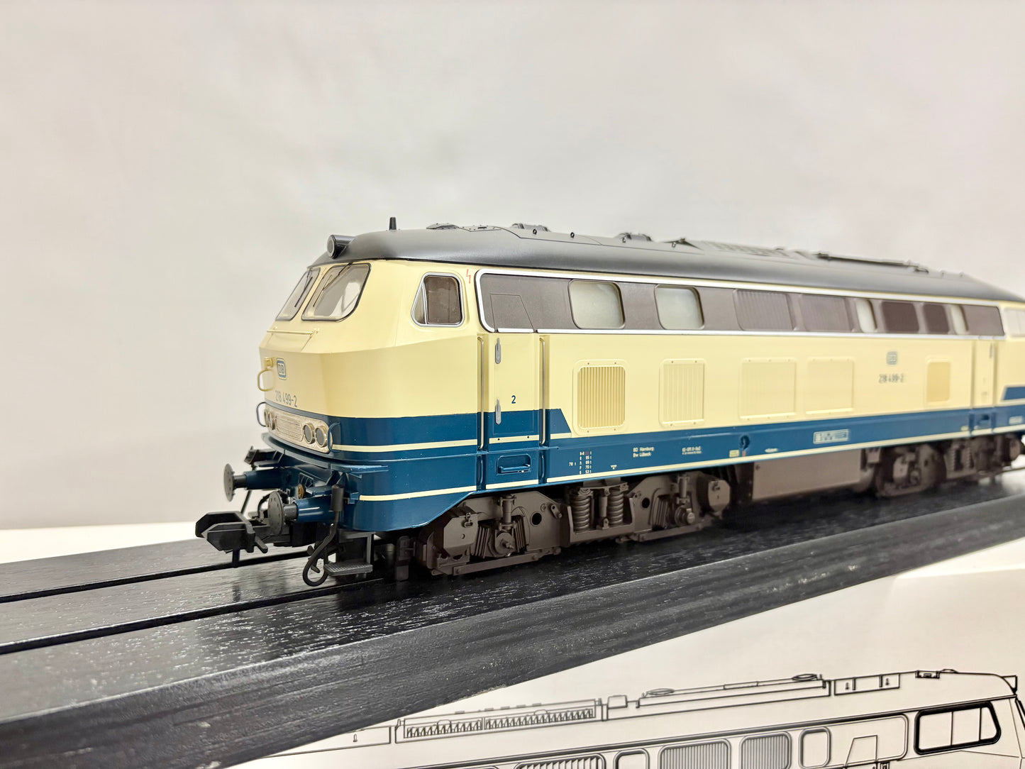 Märklin 55712 Digital Diesellok Br 218 499-2 DB Spur 1