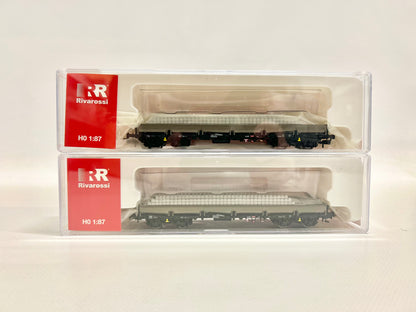 Rivarossi HR6190 Wagen-Set Rungenwagen Bauart Remms DB AC H0