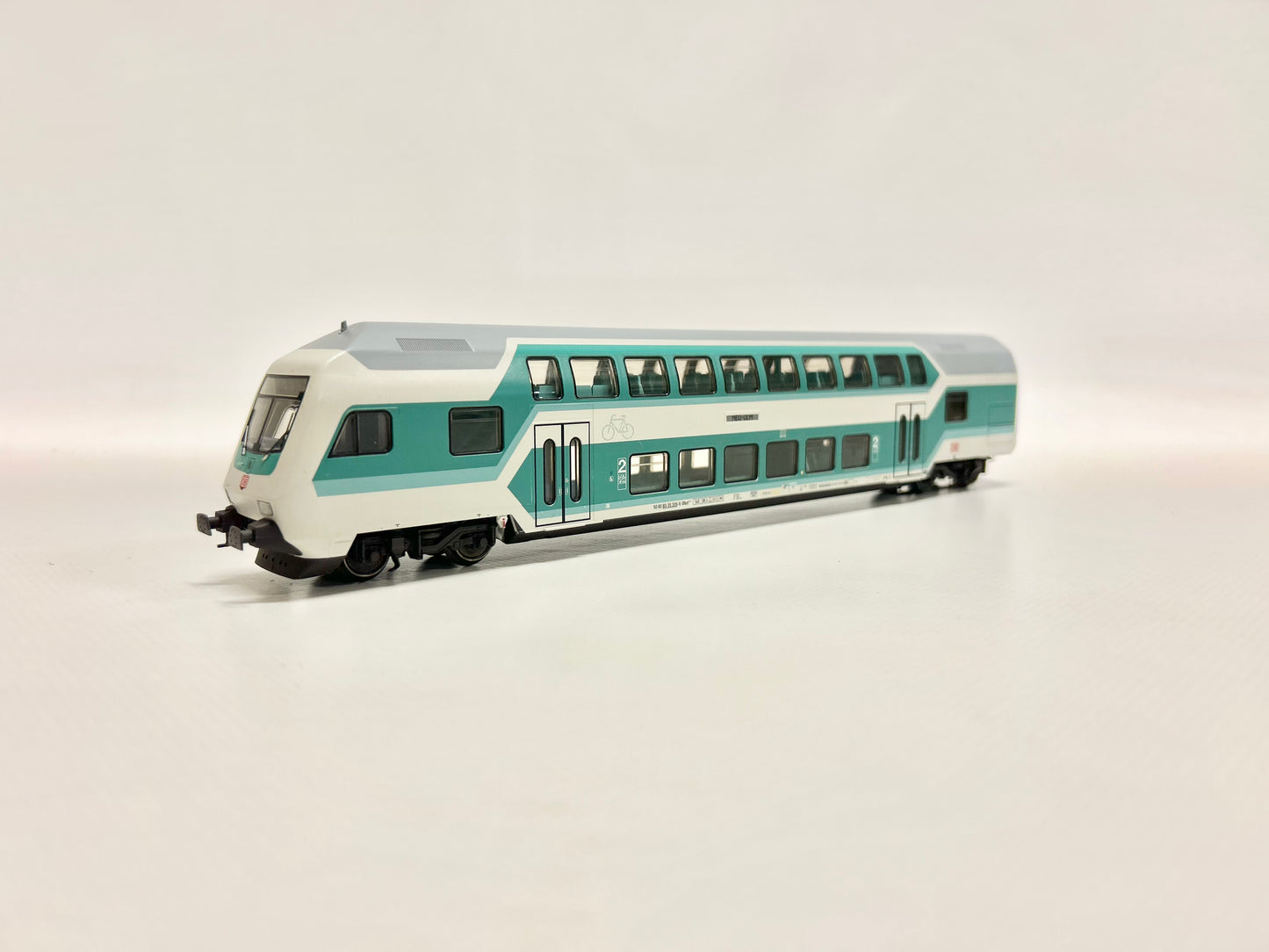 Märklin 43583 & 43581 Doppelstockpersonenwagen DB AC H0