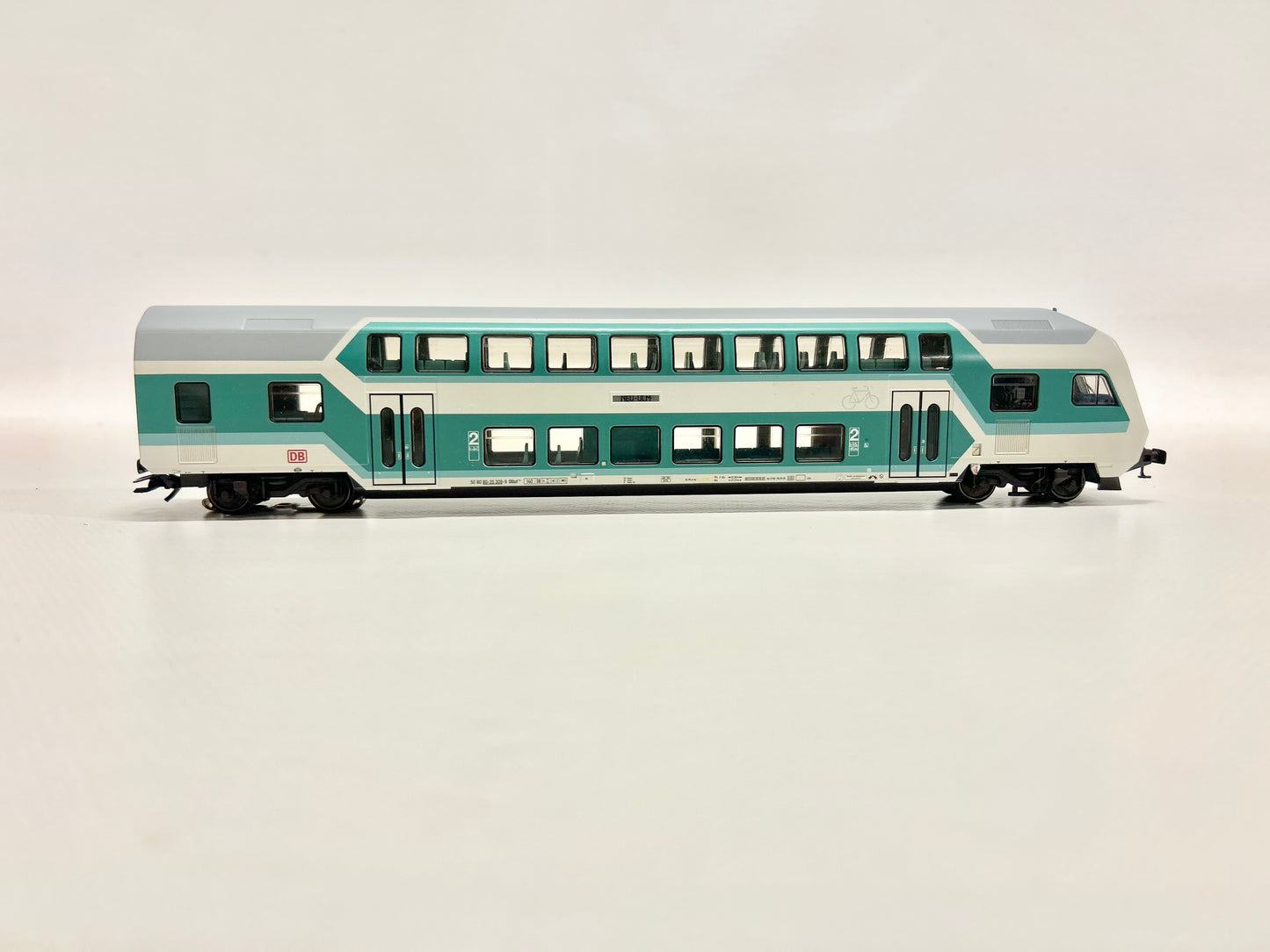 Märklin 43583 & 43581 Doppelstockpersonenwagen DB AC H0