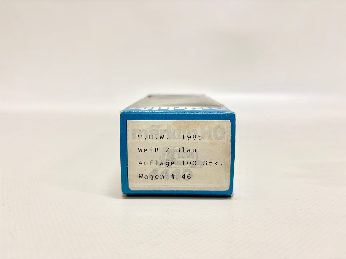 Märklin SoMo THW 6. Bundeswettkampf 1985 DB AC H0