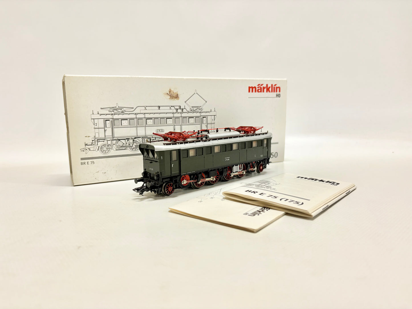 Märklin 34750 Digital E-Lok E 75 05 DB AC H0 BASTLER