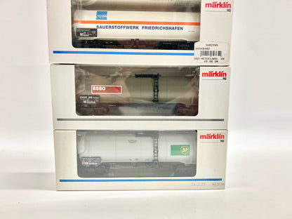 Märklin 48482 4753 4758 4754 4x Vierachsige Kesselwagen Güüterwagen DB AC H0