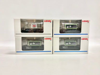 Märklin 44520 44524 4x Glaskesselwagen Güterwagen Konvolut AC H0