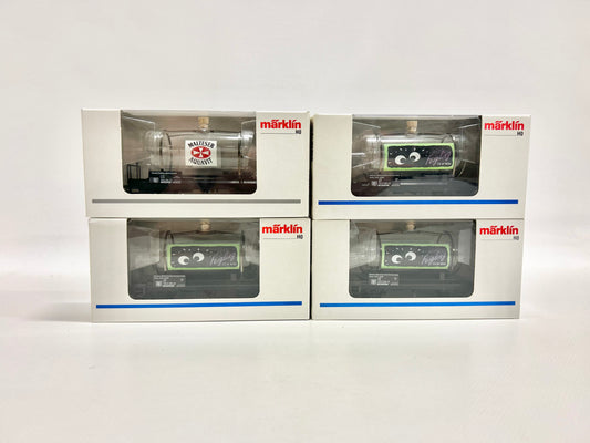 Märklin 44520 44524 4x Glaskesselwagen Güterwagen Konvolut AC H0