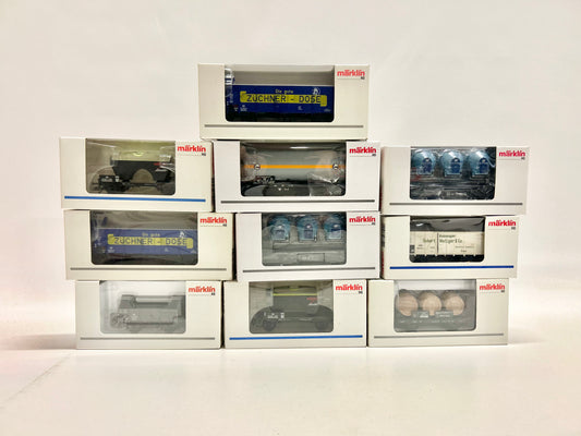 Märklin 10x Insider-Wagen Güterwagen-Konvolut AC H0