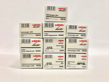 Märklin 10x Insider-Wagen Güterwagen-Konvolut AC H0