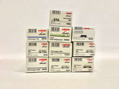 Märklin 10x Insider-Wagen Güterwagen-Konvolut AC H0