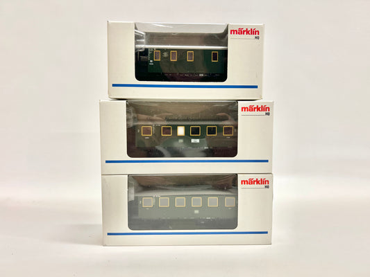 Märklin 4301 4302 4303 Nebenbahn-Personenwagen DB AC H0