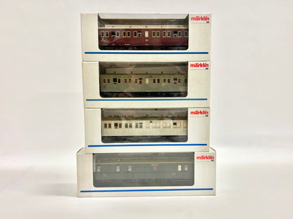 Märklin 42142 4229 4213 4214 Württ. Personenwagen Personenzug K.W.St.E. AC H0
