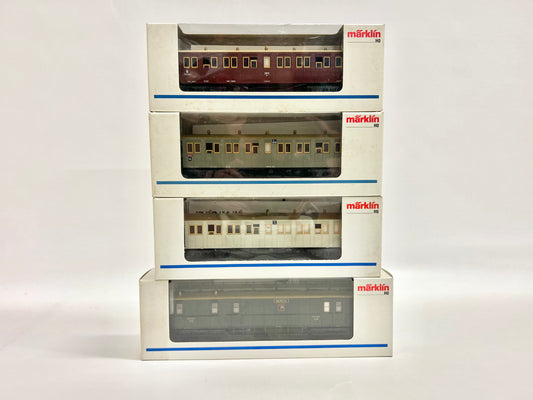 Märklin 42142 4229 4213 4214 Württ. Personenwagen Personenzug K.W.St.E. AC H0