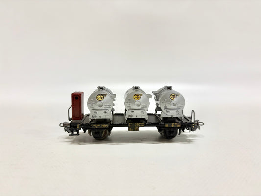 Märklin 4514 Güterwagen Behältertragewagen DB AC H0