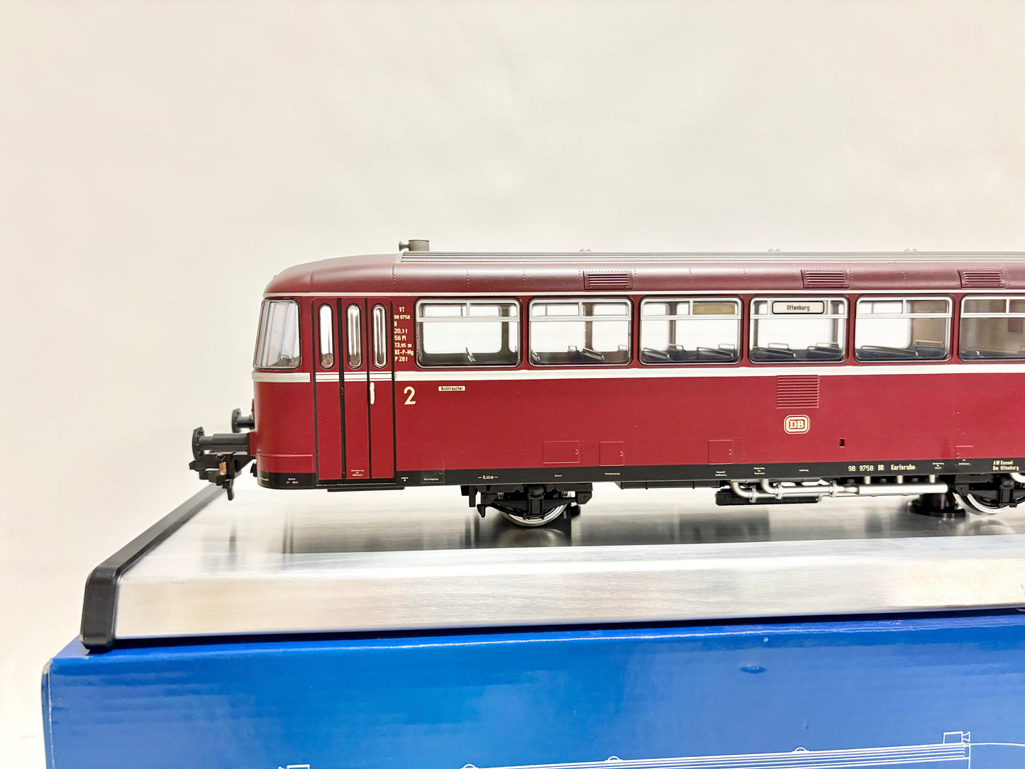 Hübner 3008 Digital + Sound Dieseltriebwagen VT 98 Schienenbus DB Spur 1