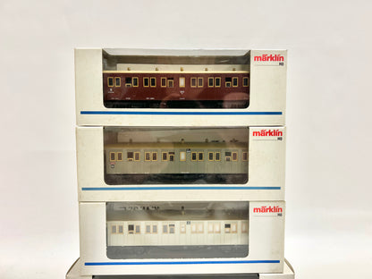 Märklin 42142 4229 4213 4214 Württ. Personenwagen Personenzug K.W.St.E. AC H0
