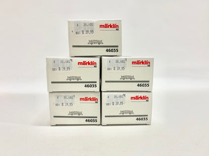 Märklin 5x 46035 Güterwagen-Konvolut Offene Güterwagen mit Schrottladung DB AC H0