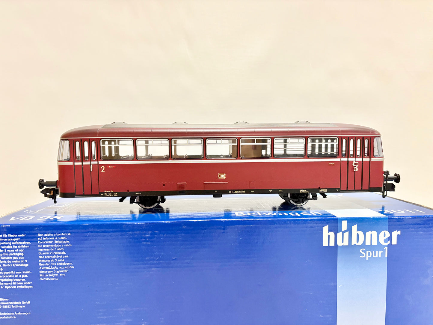 Märklin 3011 Schienenbus-Beiwagen VB 98 DB Spur 1