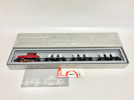 Märklin 2874 Zugpackung E 63 mit 3 Kesselwagen Güterzug DB AC H0