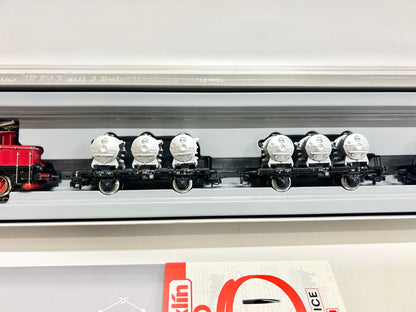 Märklin 2874 Zugpackung E 63 mit 3 Kesselwagen Güterzug DB AC H0