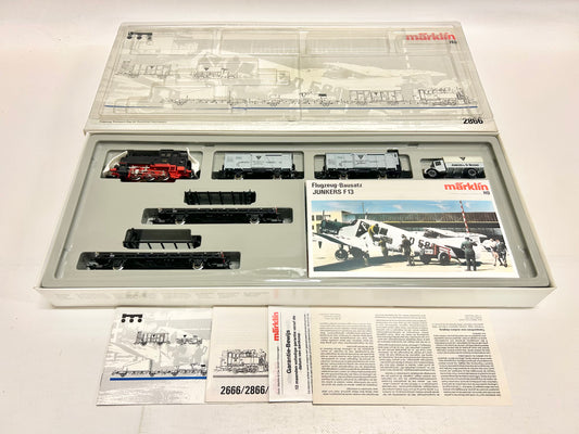 Märklin 2866 Zugpackung Flugzeug-Transport-Zug Junkers DRG AC H0