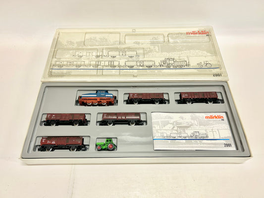 Märklin 2861 Zugpackung Rübenzug mit Diesellok AC H0