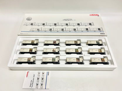 Märklin 94022 Wagen-Set Kunstkalender 1998 AC H0
