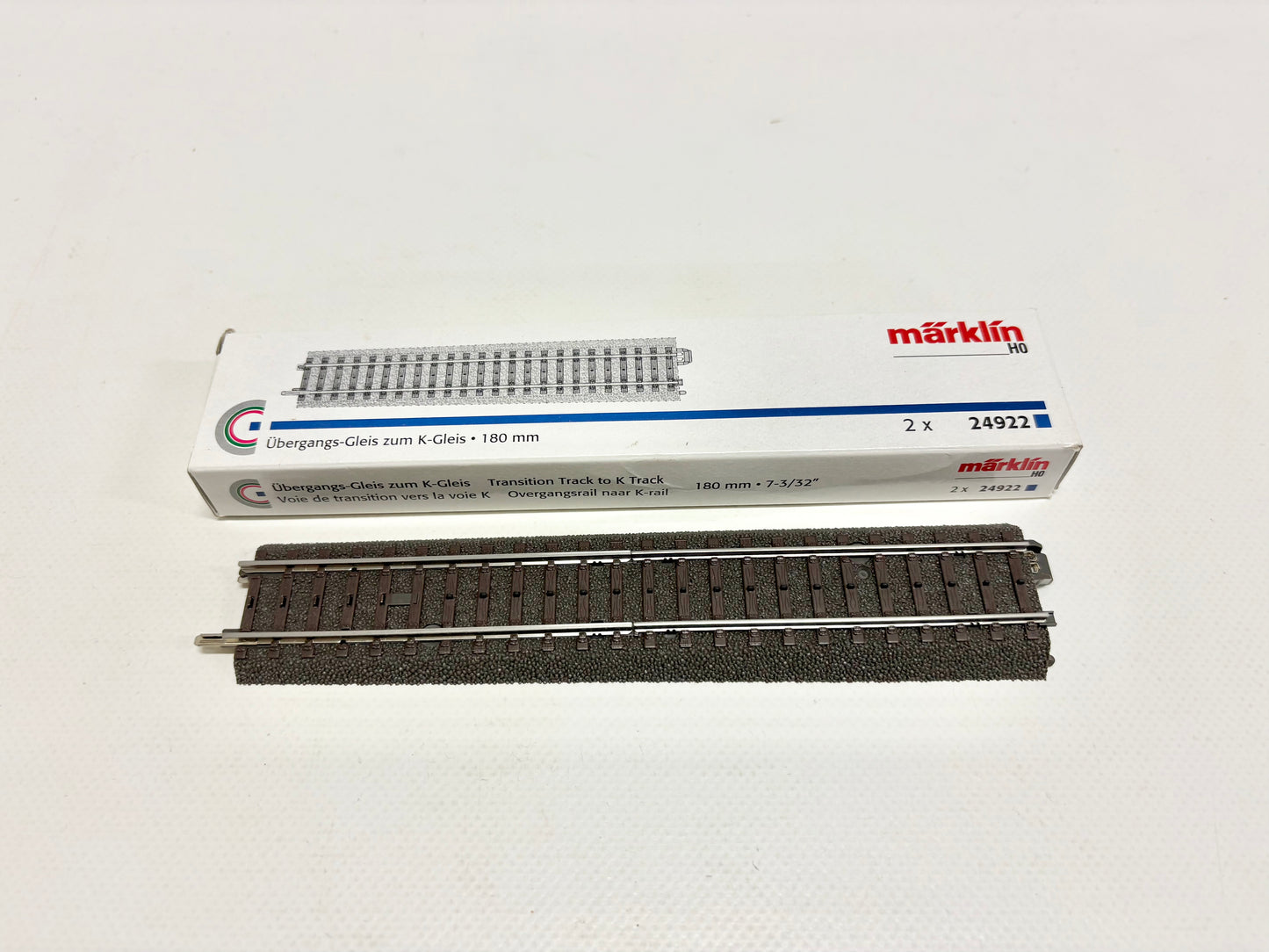 Märklin 24922 C-Gleis Übergangsgleis zum K-Gleis AC H0&nbsp;