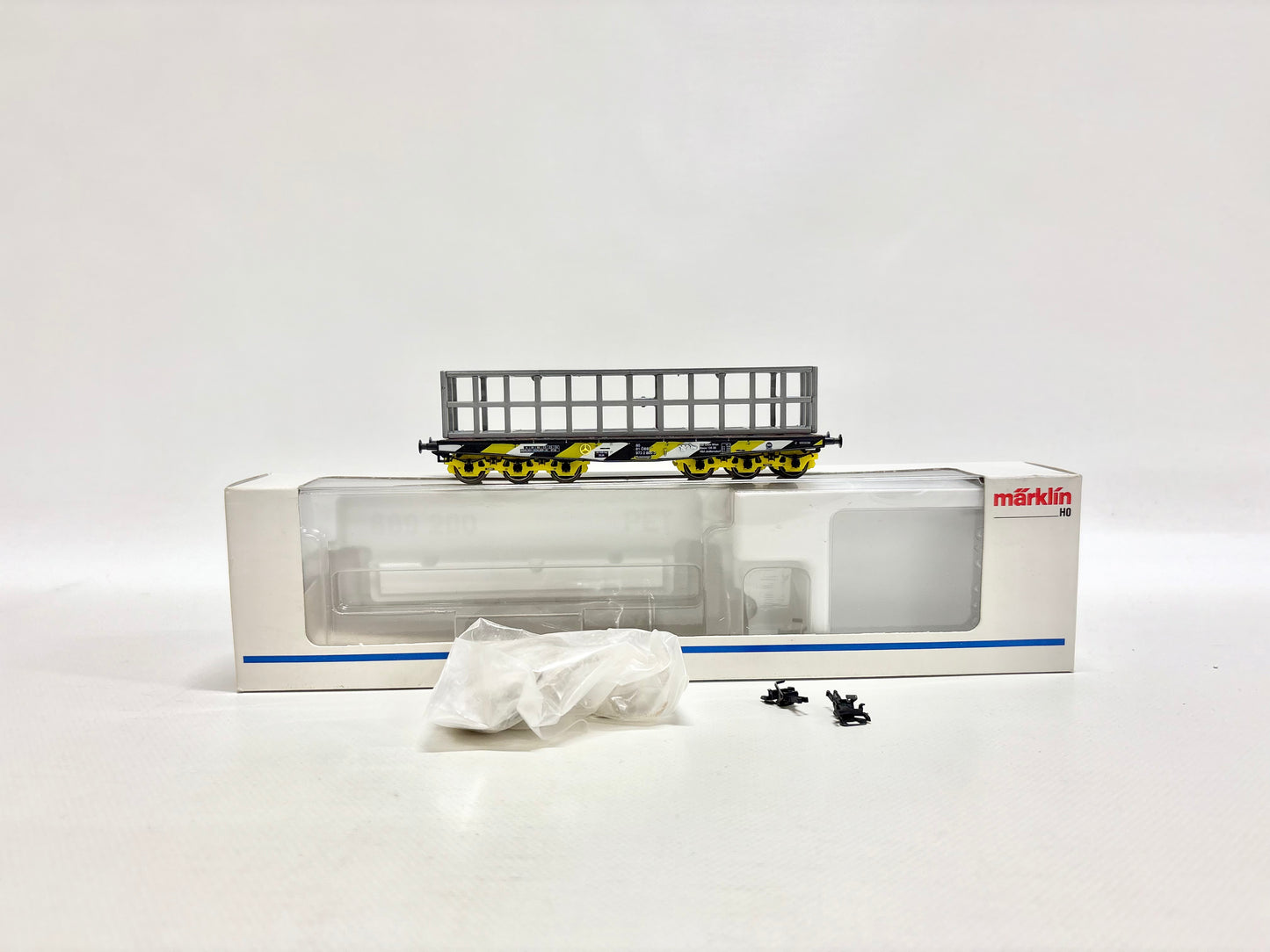 Märklin 4868 Schwerlastwagen mit Findlingen Samm ÖBB AC H0