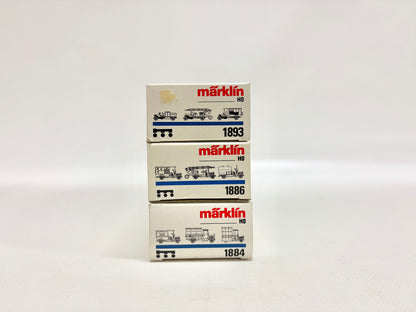 Märklin 1893 1886 1884 Historische Fahrzeuge H0
