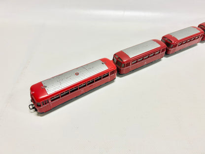 Märklin 3016 mit 3x 4018 Schienenbus mit Beiwagen H0