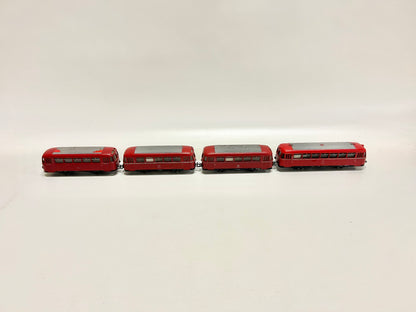 Märklin 3016 mit 3x 4018 Schienenbus mit Beiwagen H0