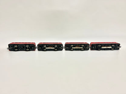 Märklin 3016 mit 3x 4018 Schienenbus mit Beiwagen H0