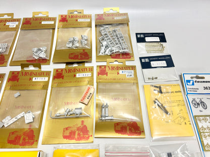 Modelleisenbahn Modellbau Zubehör H0 MO-Miniatur Weinert Spieth Viessmann Konvolut