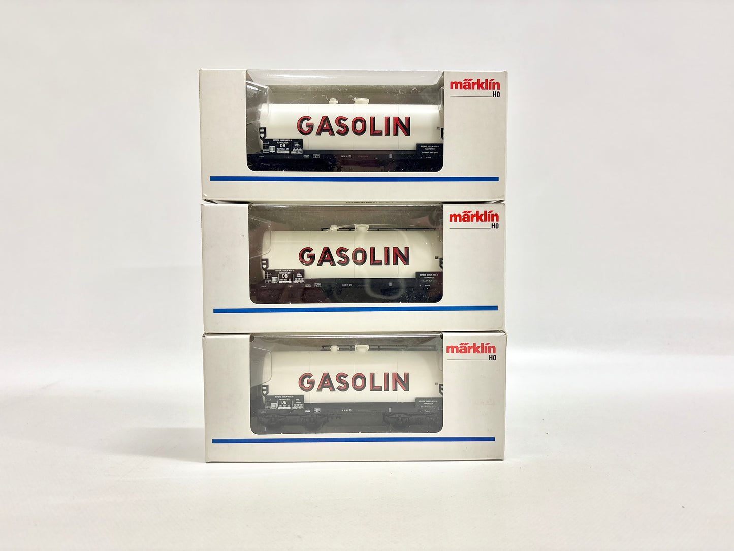 Märklin 3x 84651 Kesselwagen Gasolin DB AC H0