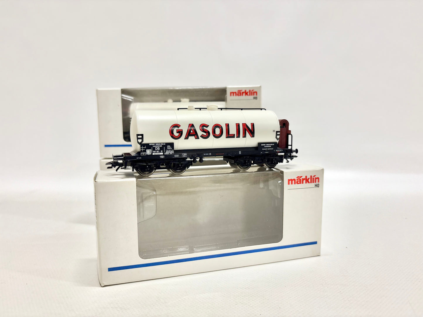Märklin 3x 84651 Kesselwagen Gasolin DB AC H0