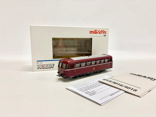 Märklin 3016 Dieseltriebwagen Br 795 299-7 Schienenbus DB AC H0