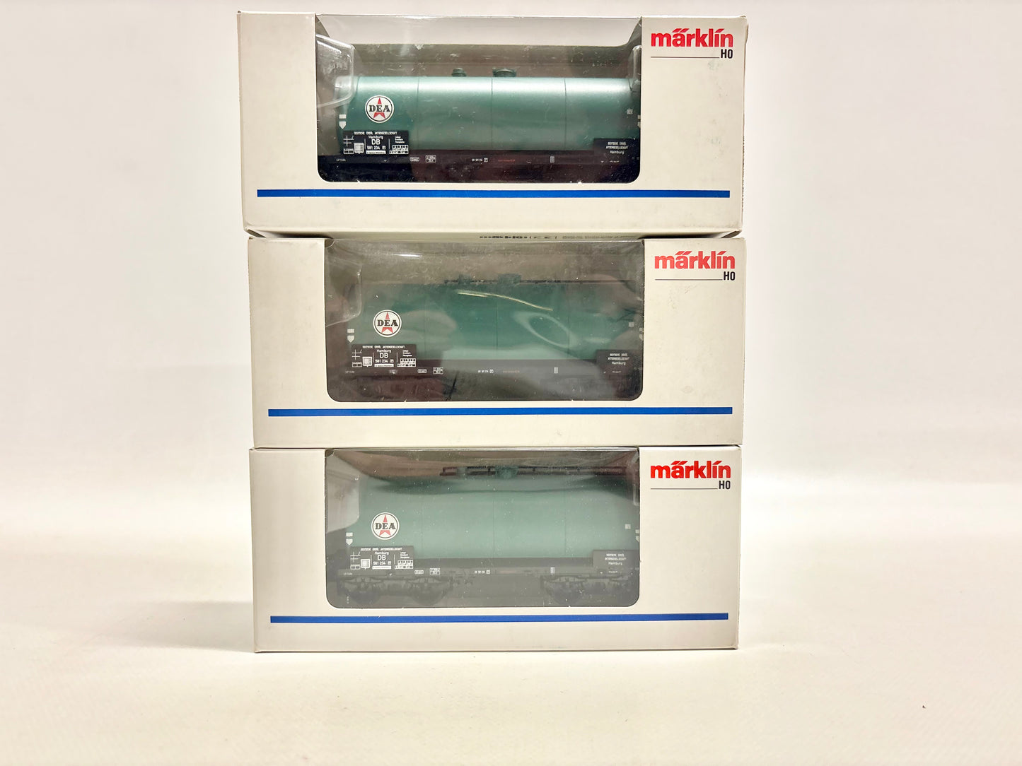 Märklin 3x 84652 Kesselwagen DEA DB AC H0