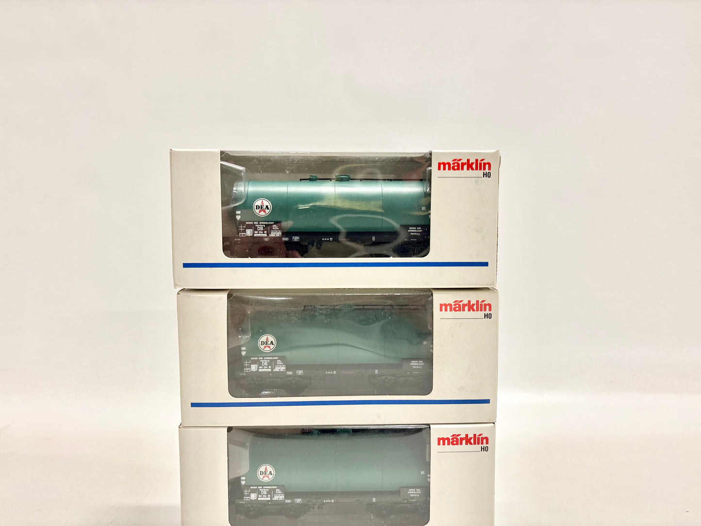 Märklin 3x 84652 Kesselwagen DEA DB AC H0