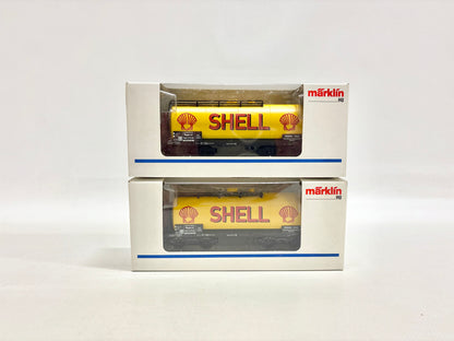 Märklin 2x 46512 Kesselwagen SHELL DB AC H0