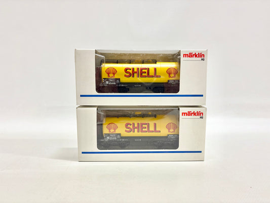 Märklin 2x 46512 Kesselwagen SHELL DB AC H0