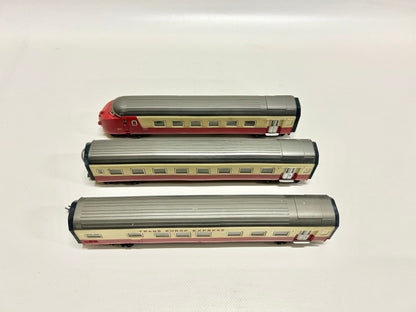 Märklin 3070 (ohne Triebkopf) Zwischenwagen & Endwagen für TEE Dieseltriebzug SBB AC H0