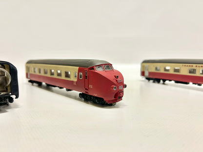 Märklin 3070 (ohne Triebkopf) Zwischenwagen & Endwagen für TEE Dieseltriebzug SBB AC H0