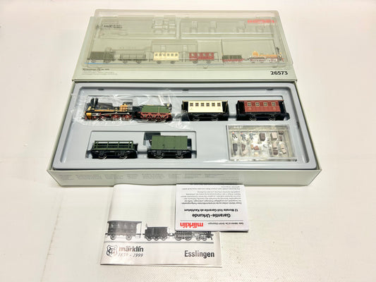 Märklin 26573 Digital Historischer Personenzug "Esslingen" um 1859 H0