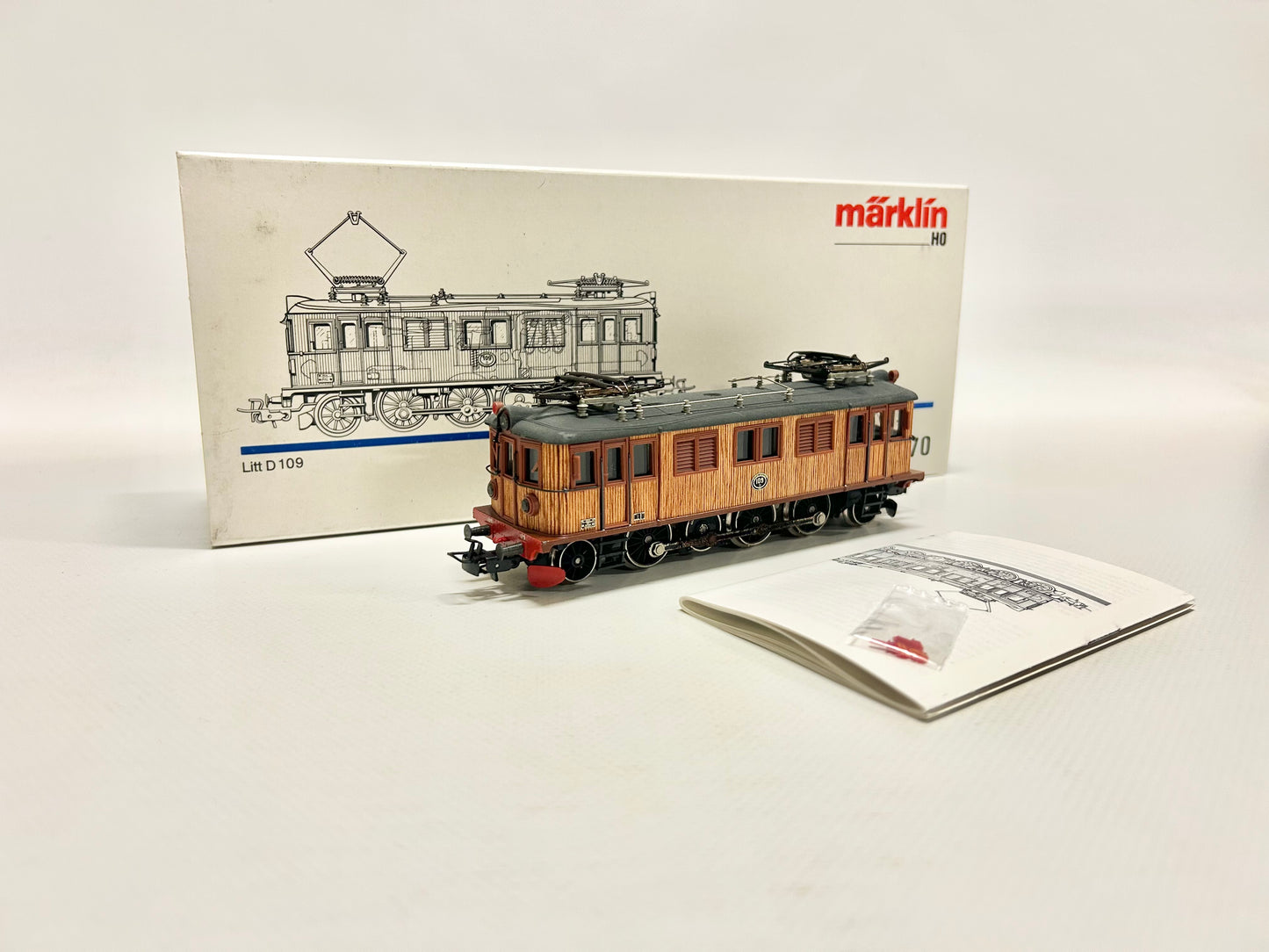 Märklin 3170 Schwedische E-Lok Litt D 109 SJ AC H0