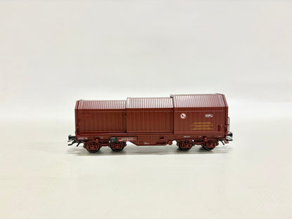 Märklin 4706 Teleskophaubenwagen mit Coils CFL AC H0