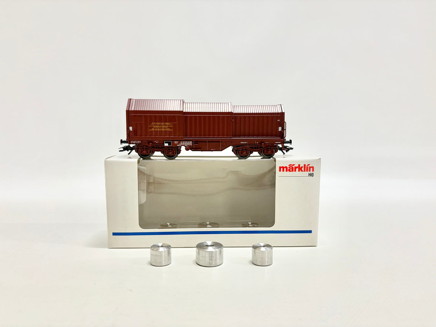 Märklin 4707 Teleskophaubenwagen mit Coils SNCF AC H0