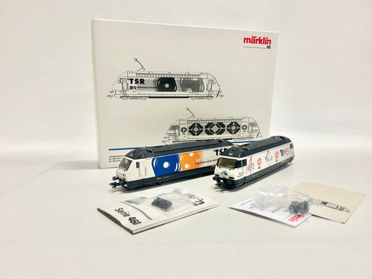 Märklin 34631 Digital E-Lok Doppelpackung Re 460 "Schweizer Fernsehn" SBB AC H0