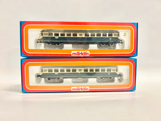 Märklin 3028 + 4028 Diesel-Triebwagen H0