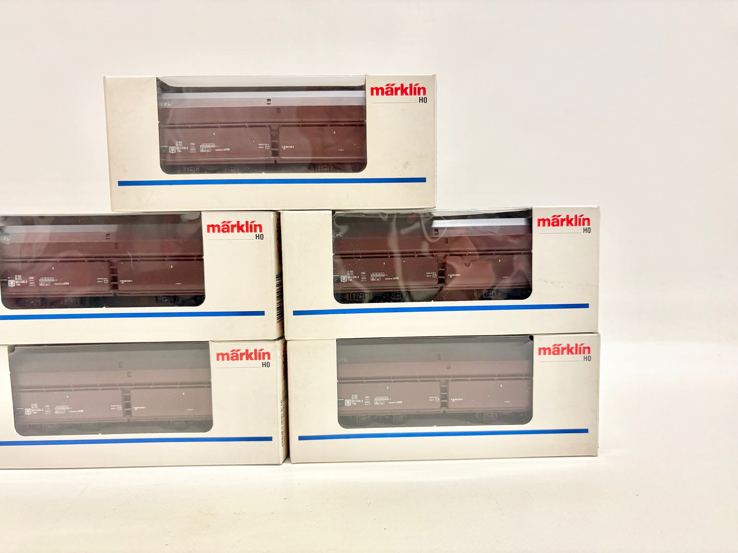 Märklin 5x 4623 Selbstentladewagen Güterwagen CFL AC H0