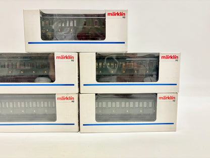 Märklin 4204 4205 4305 4304 5x Abteilwagen Personenwagen SNCF AC H0