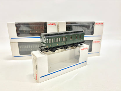 Märklin 4204 4205 4305 4304 5x Abteilwagen Personenwagen SNCF AC H0